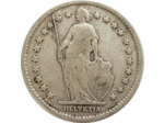 SUISSE 1 FRANC 1886 B TB+