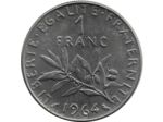 FRANCE 1 FRANC ROTY 1964 SUP/NC