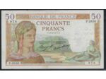 FRANCE 50 FRANCS CERES 12-9-1935 P.2936 TTB