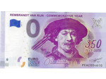 PAYS-BAS 2019-2 REMBRANDT VAN RIJN BILLET SOUVENIR 0 EURO TOURISTIQUE NEUF