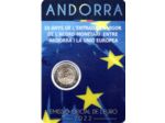 ANDORRE 2022 2 EURO 10 ANS ACCORD EUROPEEN COINCARD BU