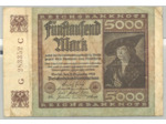 ALLEMAGNE 5000 MARK 02-12-1922 SERIE G TTB