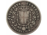 ITALIE (EMILIA) 50 CENTISIMI 1860 G FIRENZE TB