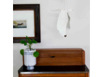 Mobile artisanal en bois - Chouette blanche, Harfang des neiges