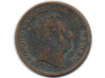 ALLEMAGNE BADEN 1 KREUZER 1852 TB+ (W218.2)