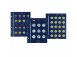 FEUILLES NUMISMATIQUES VISTA EURO NEUTRES POUR 2 SERIES PAR FEUILLE
