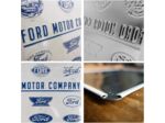 Plaque métal FORD - Logo Evolution - 30 x 40.