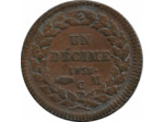 MONACO UN DECIME 1838 MC TB+ N1