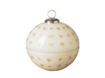 Bougie Boule étoilée 3 Mèches Verre 12cm
