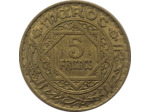 MAROC 5 FRANCS 1365 (1946) TTB (Lec244)
