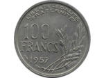 FRANCE 100 FRANCS COCHET 1957 B TTB