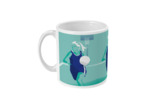 Tasse ou mug de basketball "Axelle fait du basket" - Personnalisable