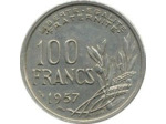 FRANCE 100 FRANCS COCHET 1957 B TTB+
