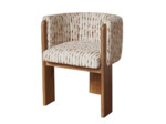 Chaise Amphitryon Beige Bois d'Acacia 60x63x77cm