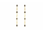 Boucles d'oreilles Macha Onyx Texturé
