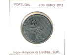 PORTUGAL 2012 2,50 EURO JOGOS OLIMPICOS DE LONDRES SUP-