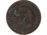 FRANCE 5 CENTIMES NAPOLEON III 1855 A (Paris) chien TB N1