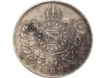BRESIL 200 REIS 1868 PEDRO II TTB (W471)