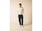 Pull marin uni Rochefort 100% laine Mérinos SAINT JAMES