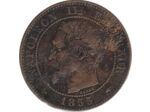 FRANCE 2 CENTIMES NAPOLEON III 1855 A (Paris) ANCRE TTB