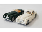 LOT JAGUAR XK 120 ROADSTER 1948 ET JAGUAR XK 120 BURAGO 1/24 voir état