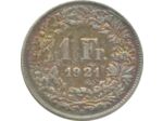 SUISSE 1 FRANC 1921 B TTB N1