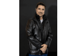 JK 5658 Veste homme cuir noir