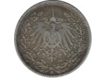 ALLEMAGNE 1/2 MARK 1906 D TTB