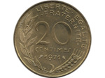 FRANCE 20 CENTIMES LAGRIFFOUL 1971 SUP/NC