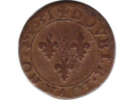 LOUIS XIII (1610-1643) DOUBLE TOURNOIS 1631 E (Tours) 3gr02 TB+
