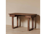 Bureau 2 Tiroirs Saori Bois de Manguier 76x135x65cm
