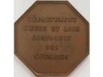 DEPARTEMENT D'EURE ET LOIR COMPAGNIE DES NOTAIRES LEGES ET MORES BRONZE TTB+ N1