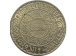 MAROC 10 FRANCS 1352 (1933) argent TTB+ (Lec256)