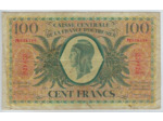 GUYANE 100 FRANCS CAISSE CENTRALE 1941 SERIE PU TB+