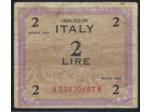 ITALIE 2 LIRE SERIE 1943 TB+