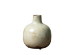 Vase Soliflore céramique vert de gris 16x14cm