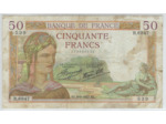FRANCE 50 FRANCS CERES SERIE R.6947 9-9-1937 TB+
