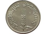 FRANCE 1 CENTIME INOX 1977 SUP (G91)
