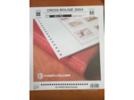 FEUILLE COMPLEMENTAIRE CROIX ROUGE SC 2004 (JEUX AVEC POCHETTE) YVERT ET TELLIER