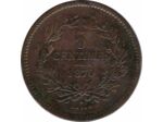 LUXEMBOURG 5 CENTIMES 1870 TB+