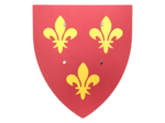 L'écu du Chevalier et de la Princesse - 3 fleurs de lys