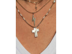 MULTIRANGS MOTHER OF PEARL CROSS