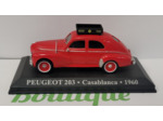 PEUGEOT 203 CASABLANCA 1960 1/43 (TAXI DU MONDE)