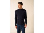 Pull marin uni Matelot Coupe ajustée 100% laine SAINT JAMES