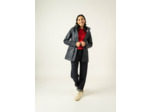 Parka Ste Morgane waterproof en jersey rayé