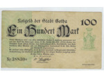 ALLEMAGNE ( GOTHA ) 100 MARK Nr 38830* 05-10-1922 TTB