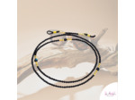 CHAÎNE DE LUNETTES BLACK SCINTILLANT