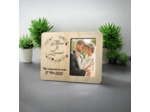 Cadre photo personnalisé en bois