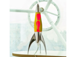 Lampe à lave fusée Telstar Rocket Argent