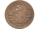 SUISSE 2 RAPPEN 1851 B TTB